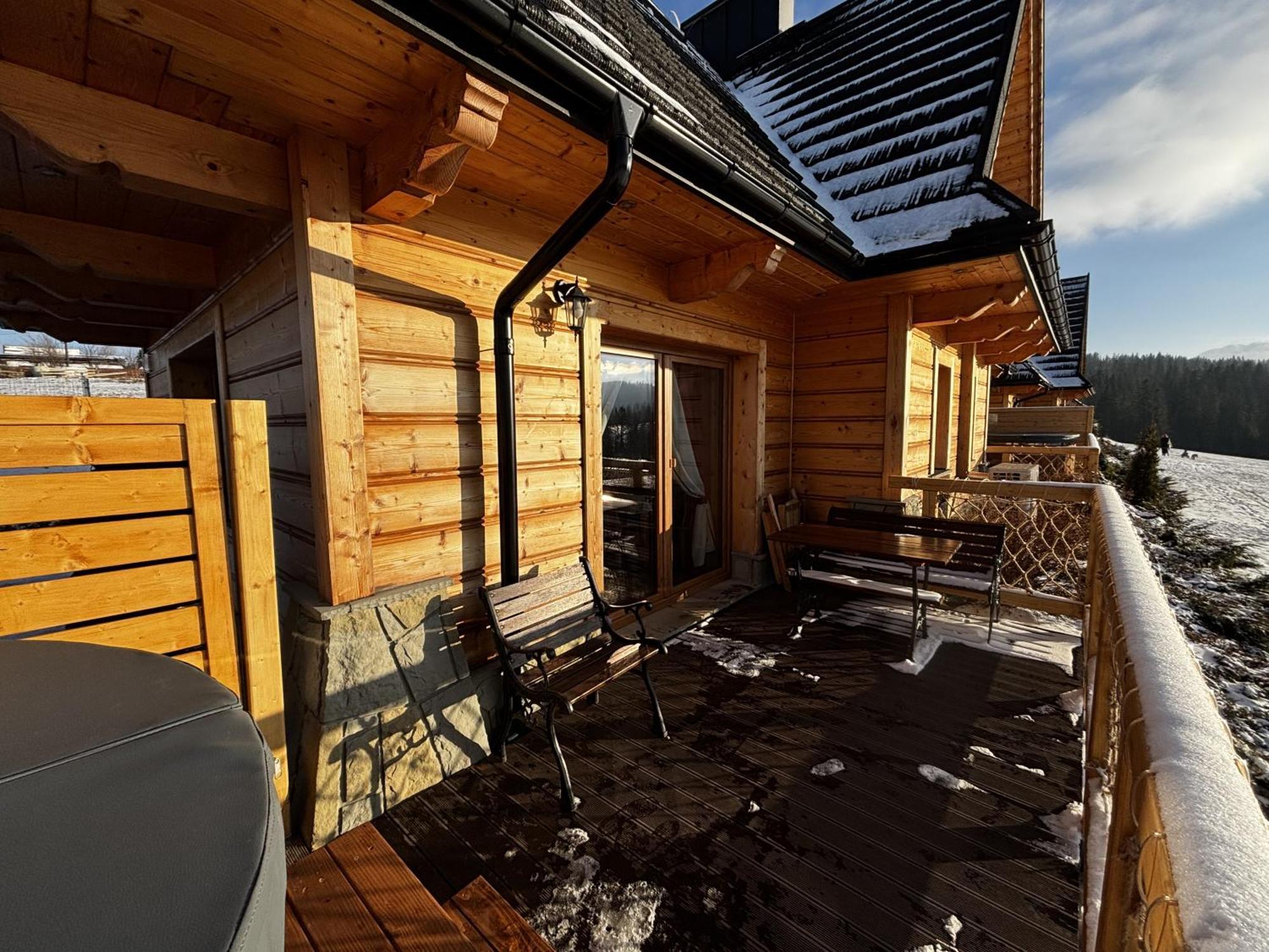 Witowianskie Domki Z Kominkiem, Jacuzzi I Sauna Дзяніш Екстер'єр фото